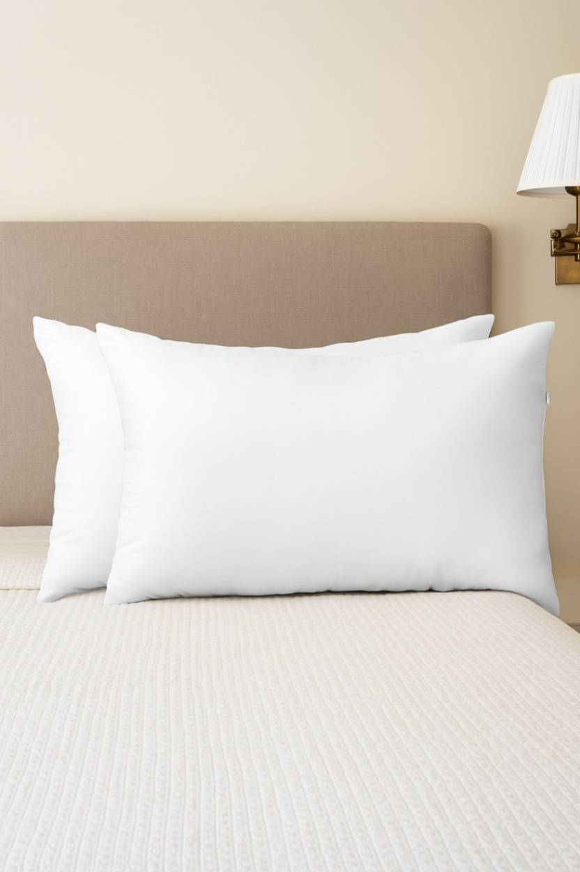 Premium White Bed Pillow Set - Pack of 2 – White Kaibee (photo 4 of 4) – KaiBee
