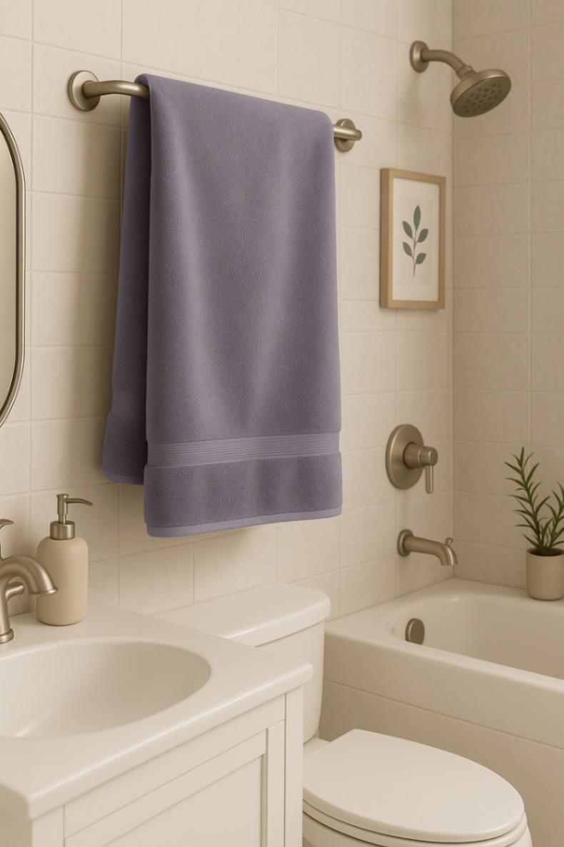 Plain Cotton Bath Towel