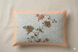 Floral Bedsheet with Ethnic Motifs – view 1