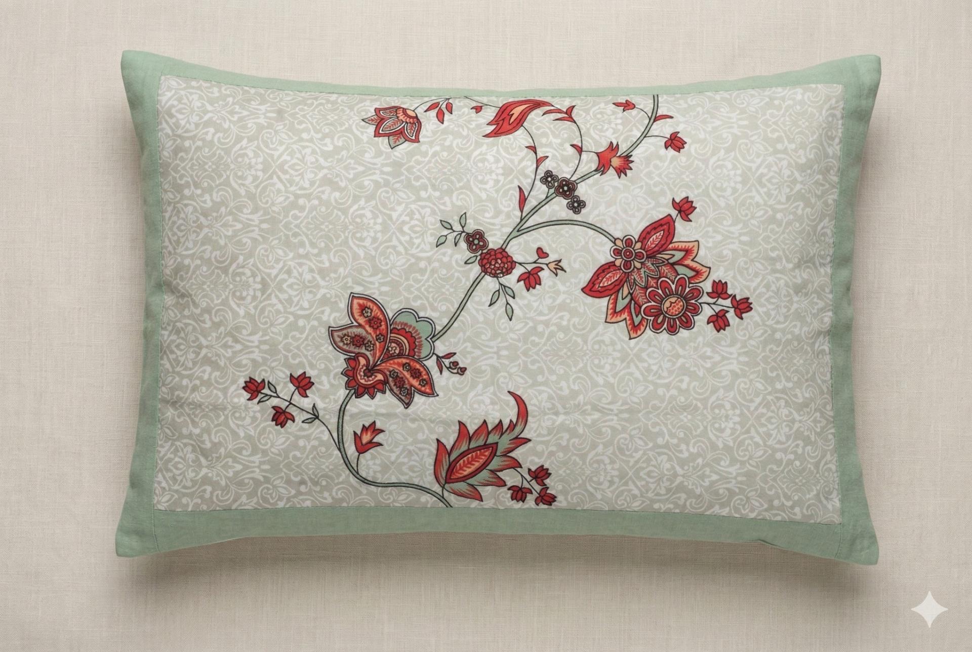 Floral Bedsheet with Ethnic Motifs – image 2
