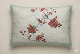 Floral Bedsheet with Ethnic Motifs – view 2