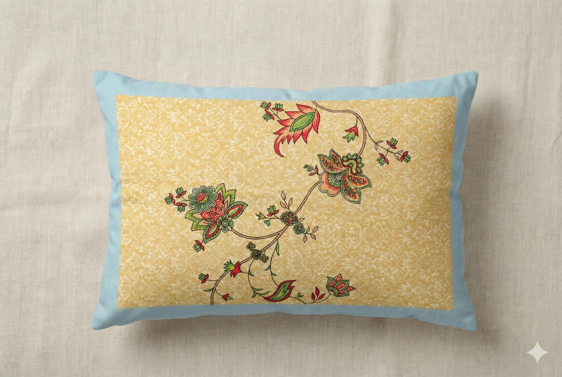 Floral Bedsheet with Ethnic Motifs – image 2