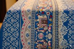 Bedsheet with Elephant & Floral Motifs – view 2