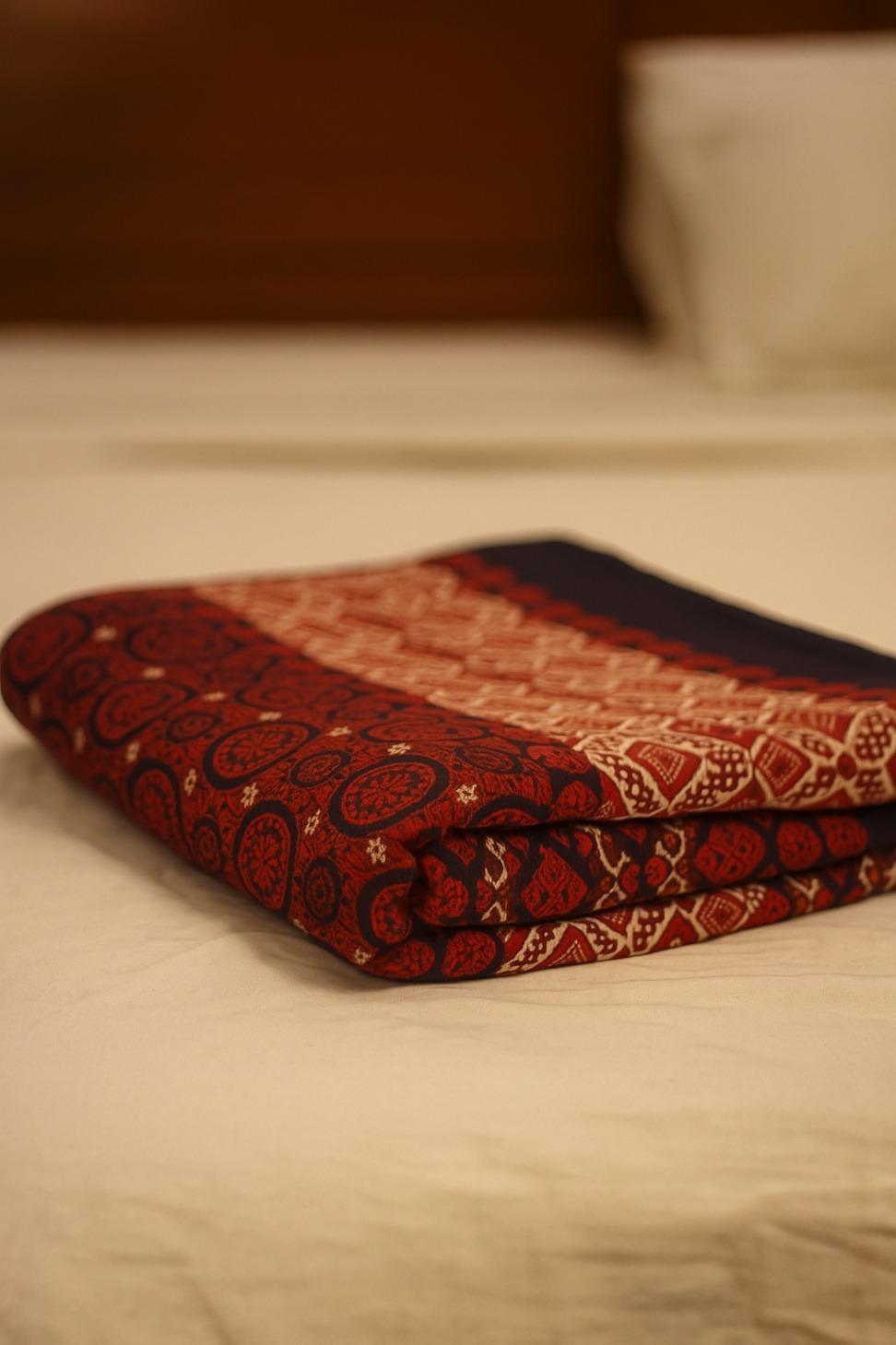 Ajrakh Cotton Shawl
