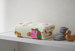 Yellow Happy Tunny Cartoon Baby Bath Towel – view 1