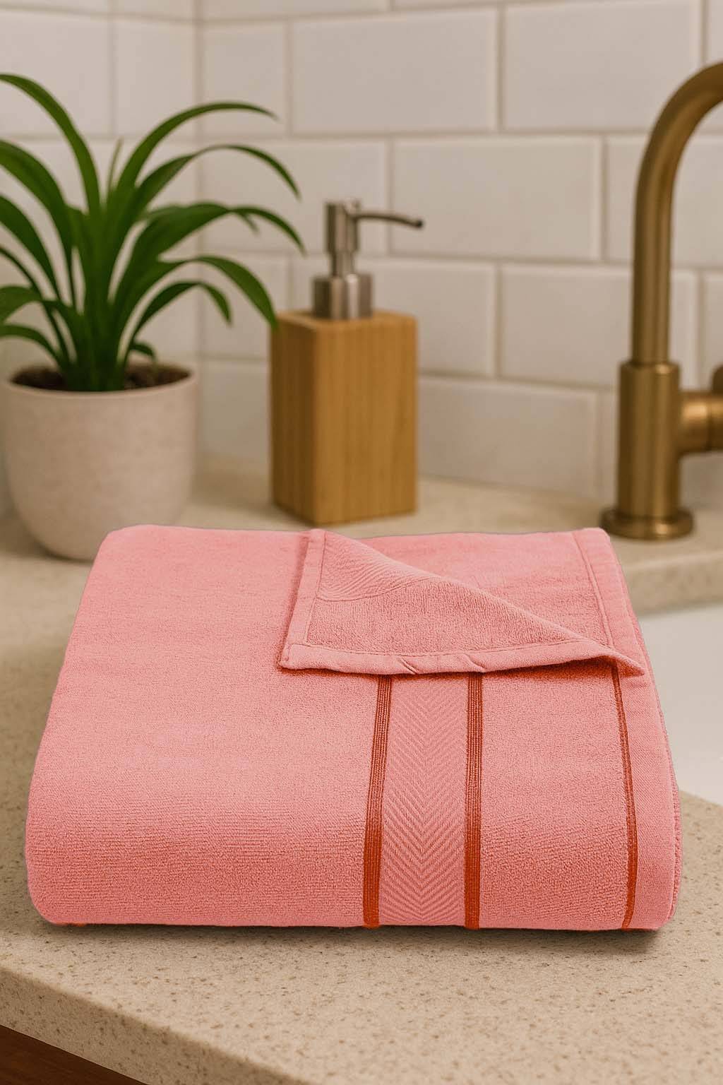 Ultra Soft Peach Bamboo Bath Towel – Kaibee (photo 1 of 4) – KaiBee