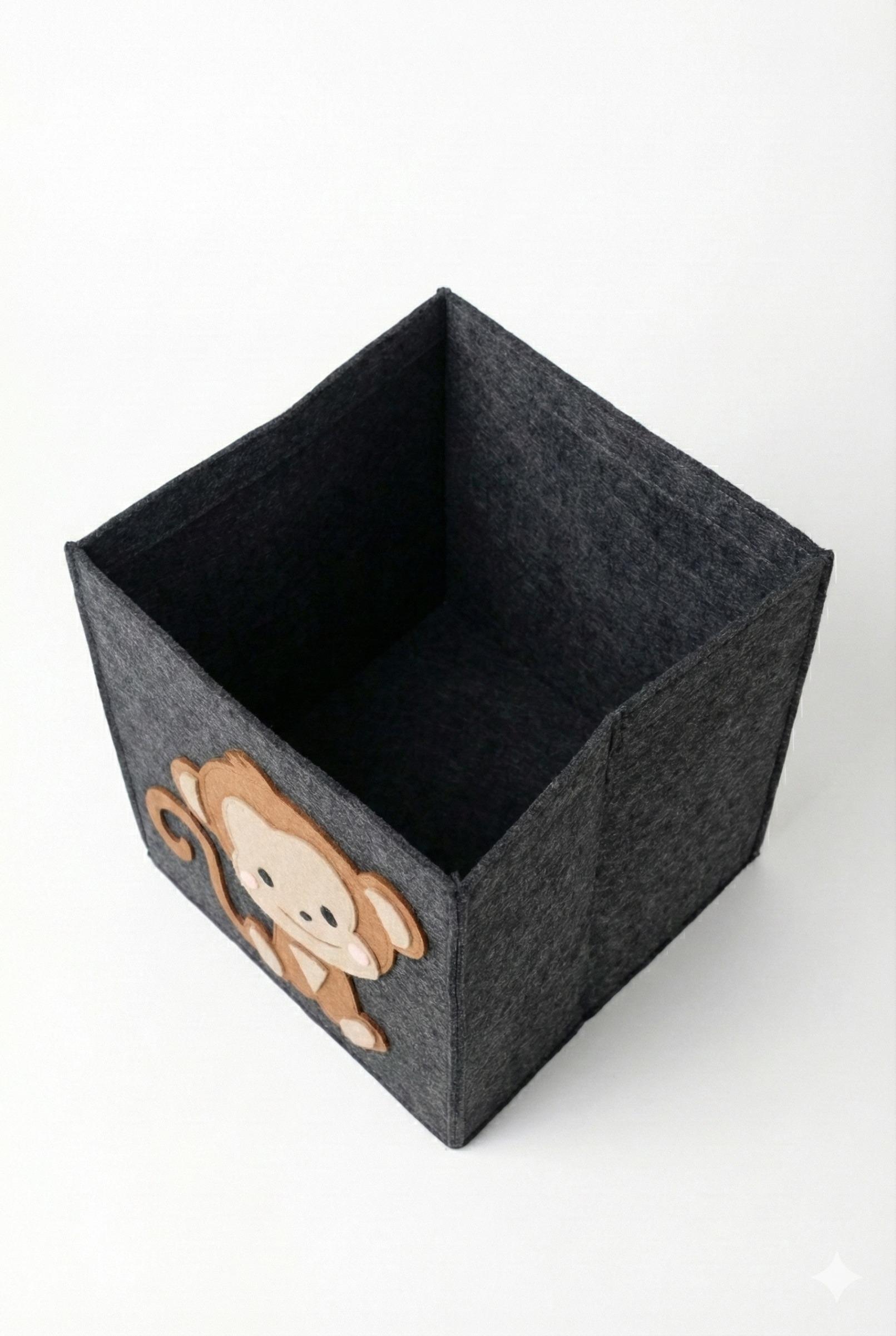 Monkey Print Fabric Storage Organizer – image 2